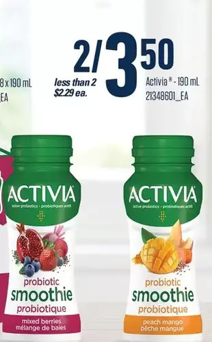 Independent Grocer Activia offer