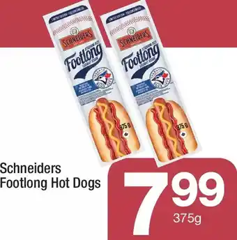 Highland Farms Schneiders footlong hot dogs offer