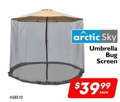 Factory Direct Arctic sky umbrella bug screen offer