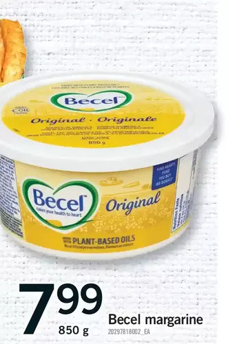 Fortinos Becel margarine offer