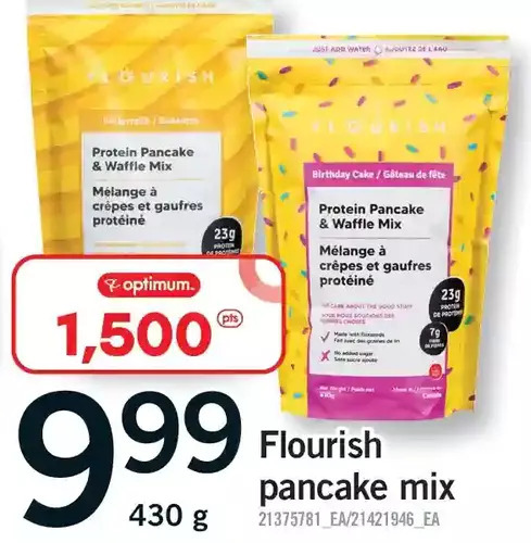 Fortinos Flourish pancake mix offer