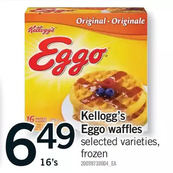 Fortinos Kellogg's eggo waffles offer