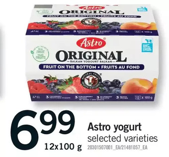 Fortinos Astro yogurt offer