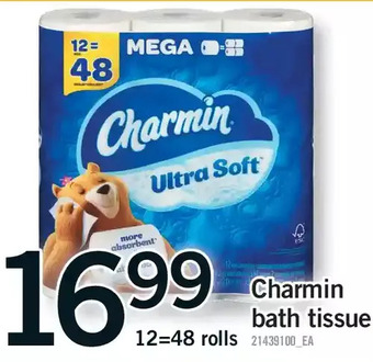 Fortinos Charmin bath tissue offer