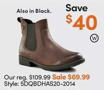 Mark's Shoes, boots + sandals offer