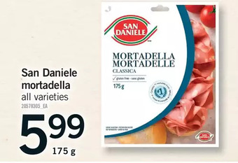 Fortinos San daniele mortadella offer