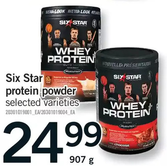 Fortinos Six star protein powder offer