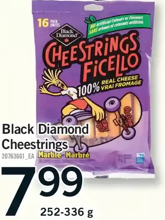 Fortinos Black diamond cheestrings offer