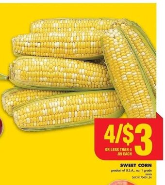 No Frills SWEET CORN offer