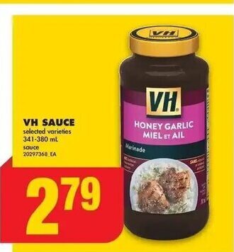No Frills VH SAUCE 341-380 ml offer