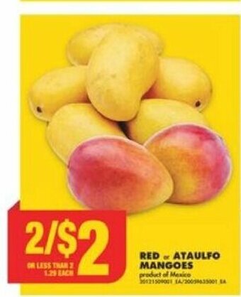 No Frills RED or ATAULFO MANGOES offer