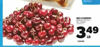 Real Canadian Superstore RED CHERRIES / LB offer