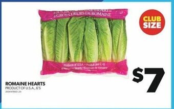 Real Canadian Superstore ROMAINE HEARTS offer
