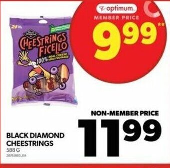 Real Canadian Superstore BLACK DIAMOND CHEESTRINGS 588 G offer