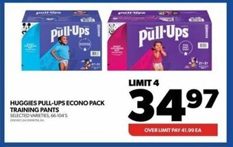 Real Canadian Superstore HUGGIES PULL-UPS ECONO PACK TRAINING PANTS offer