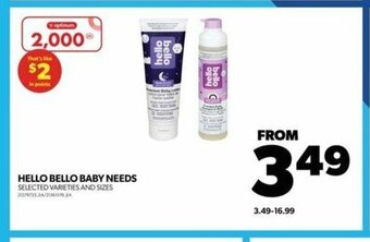 Real Canadian Superstore HELLO BELLO BABY NEEDS offer