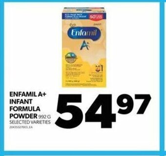 Real Canadian Superstore ENFAMIL A+ INFANT FORMULA POWDER 992 G offer