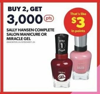 Real Canadian Superstore SALLY HANSEN COMPLETE SALON MANICURE OR MIRACLE GEL offer