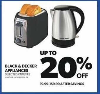 Real Canadian Superstore BLACK & DECKER APPLIANCES offer