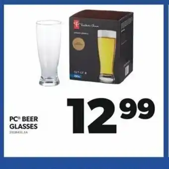 Real Canadian Superstore PC® BEER GLASSES offer
