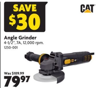 Home Hardware Angle grinder offer