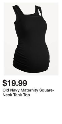 Old Navy Old navy maternity square-neck tank top offer