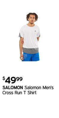Atmosphere Salomon men's cross run t shirt offer