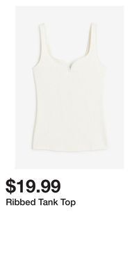 H&M Ribbed tank top offer