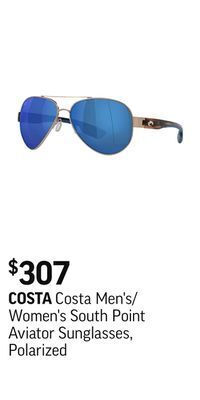 Sport Chek Costa men's/women's south point aviator sunglasses, polarized offer