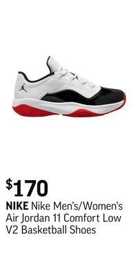 Sport Chek Nike men's/women's air jordan 11 comfort low v2 basketball shoes offer