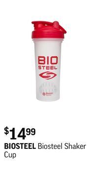 Sport Chek Biosteel shaker cup offer