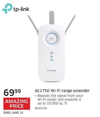 The Source Tp-link ac1750 wi-fi range extender offer