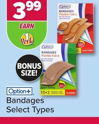 PharmaChoice Option+ bandages offer