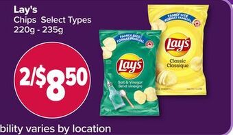 PharmaChoice Lay's chips offer