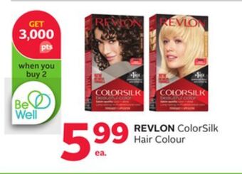 Rexall Revlon colorsilk hair colour offer