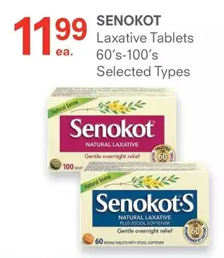 Guardian Pharmacy Senokot laxative tablets offer