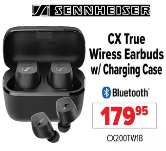 2001 Audio Video Sennheiser cx true wiress earbuds w/ charging case offer