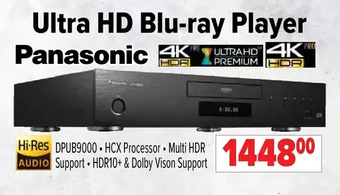 2001 Audio Video Panasonic ultra hd blu-ray player offer
