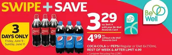 Rexall Coca-cola or pepsi regular or diet offer
