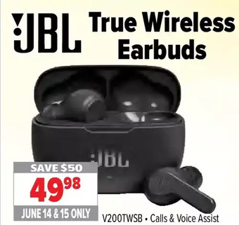 2001 Audio Video Jbl true wireless earbuds offer