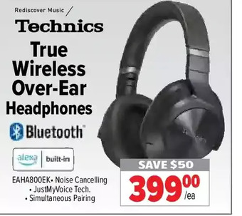 2001 Audio Video Technics true wireless over-ear headphones offer