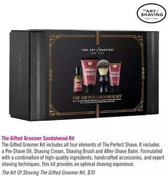 Shoppers Drug Mart The gifted groomer sandalwood kit offer