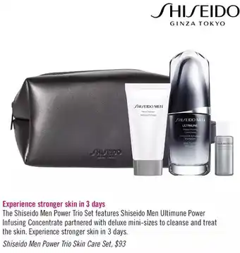 Shoppers Drug Mart The shiseido men power trio offer