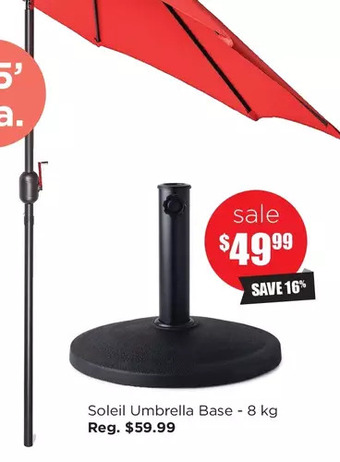 Kitchen Stuff Plus Soleil umbrella base - 8 kg offer