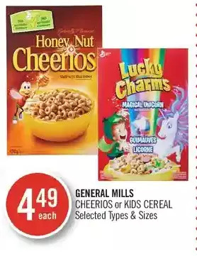 Shoppers Drug Mart General mills cheerios or kids cereal offer