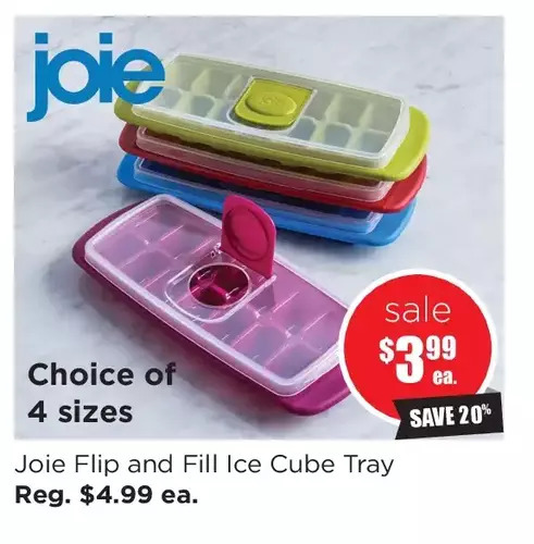 Kitchen Stuff Plus Joie flip and fill ice cube tray offer