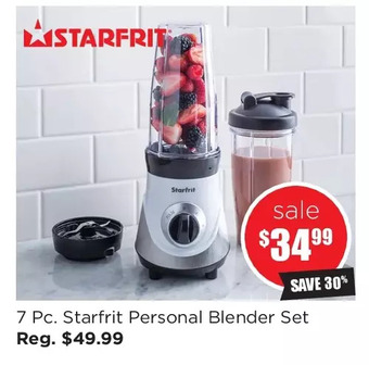 Kitchen Stuff Plus 7 pc. starfrit personal blender set offer