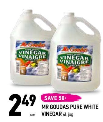 Coppa's Fresh Market Mr goudas pure white vinegar offer