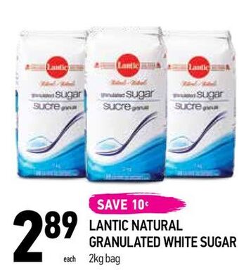 Coppa's Fresh Market Lantic natural granulated white sugar offer