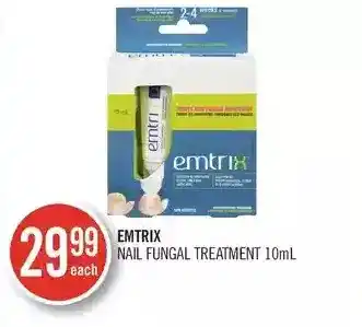 Shoppers Drug Mart Emtrix nail fungal treatment offer